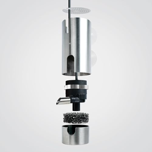 Image of LANDEN PURA Mini Surface Skimmer for Rimless Aquarium, Internal Oil Film Remover, Stainless Steel Compact Skimmer with Silent Pump for Clear Water - Ideal for Nano Tanks