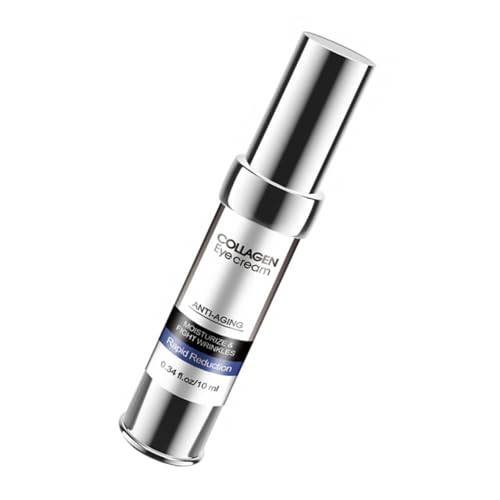 FRCOLOR Crema de Ojos Hidratante Edad con Reductor de Bolsas y Ojeras para Cuidado Ojos Efecto Refrescante y Tonificante Frasco Blanco