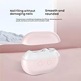 Nail File Electric-2026 Electric Nail Clippers for Seniors, Toe Nail Clippers for Thick Nails with LED Light, Painless Toenail Trimmer for Thick Nails, Arthritis, Low Vision (Grey) - Image 9