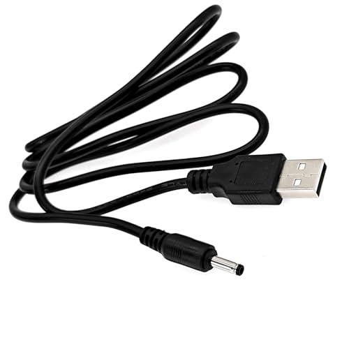 JZK 1M Elektrisches Zahnbürste Ladekabel für Fairywill FWP11 FW-508 FW-507 FW-917 SG-508 D1 D3 D7 D8 E6 E10 P11 TB-508, Ersatz Ladegerät Kabel Ladeleitung USB-auf-DC 5V hohlstecker Netzkabel