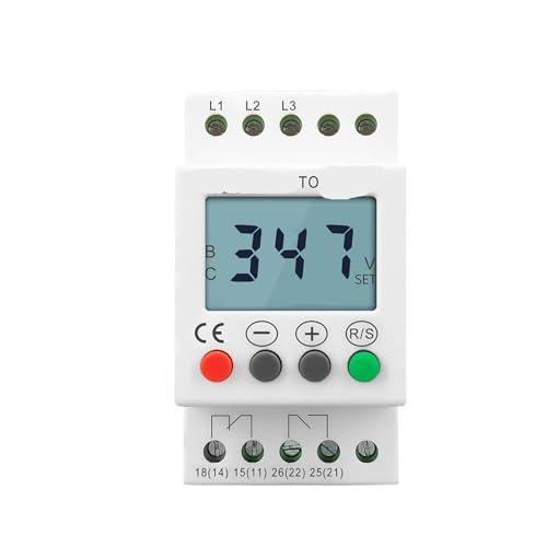 Relais de protection triphasé 380 V de tension et phase pour moteur électrique