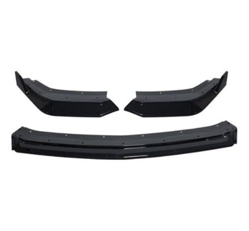 Aileron pare-chocs avant Mustang S650 kit protection lame avant 2024 noir brillant