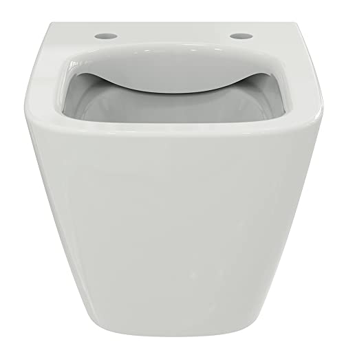 Ideal Standard - i.life S Hängetopf RimLS+ in geringer Tiefe von nur 48 cm und komplett verdeckten Befestigungen. Weiß