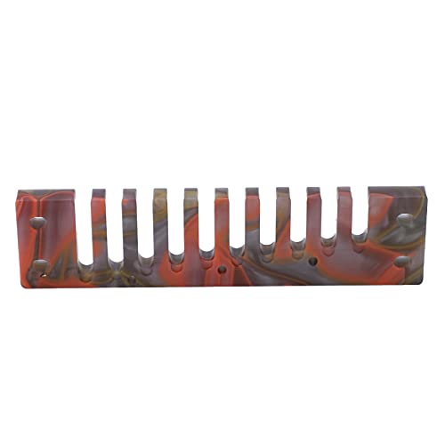 Peigne Harmonica Peigne Léger Sans Déformation pour Hohner Marine Band Crossover Deluxe((Ambre )) - Les Beatles, Paul McCartney, John Lennon, RIngo Starr, George Harrison Peigne Harmonica Peigne Léger Sans Déformation pour Hohner Marine Band Crossover Deluxe((Ambre ))