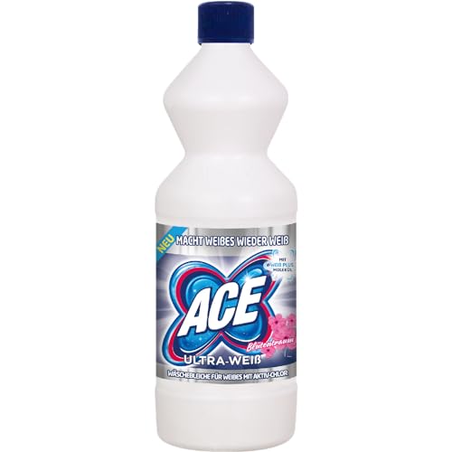 ACE Ultra Weiß - Waschmittel flüssig mit Chlor ohne Bleichmittel, Aktiv...