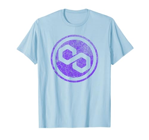 Logotipo vintage de Polygon MATIC Crypto Coin Camiseta