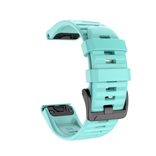 22�~�� 26�~�� �_�u���J���[ �V���R���o���h �ɓK������Garmin Epix Pro Gen 2 47�~�� 51�~��/Fenix 7X 7 Pro/Quatix 6 6X 5X(Mint Green,QuickFit 22mm)