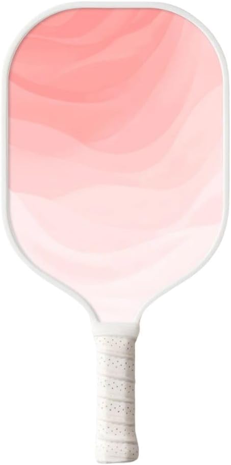 CIRCE Cielo Pickleball Paddle - Blush | G2 Reinforced Fiberglass Surface with 13mm Reactive Honeycomb Core | 8oz, Beginner Paddle for Consistency & Control | Ergonomic Handle | USAP Approved