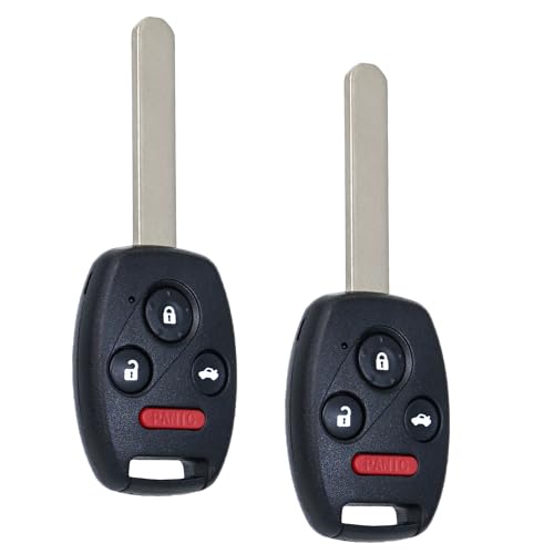 SUPALAND Key Fob Keyless Entry Fits for Honda 2008-2012 Accord (Sedan Only) / 2009-2015 Pilot (Not Touring) Remote Control Head Key Replacement KR55WK49308 35118-TA0-A00