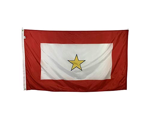 3x5' Gold Star Service Star Flag - Durable All Weather