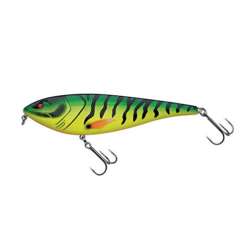Berkley Zilla Glider Leurre dur pour la Pêche du Brochet en Eau Douce, Coule Doucement, Hameçon Fusion, Action Erratique, sans Plomb