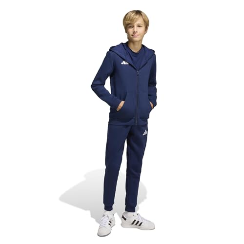 adidas Unisex Kinder Entrada26 Sweat Kids Pants, Team Navy Blue 2/White, 3-4 Years – Ansicht 2