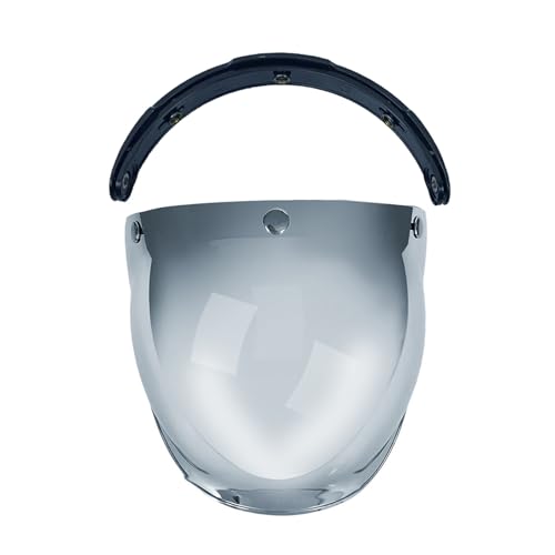 All-in-One presenta una visiera universale Flip-up con Bubble, che offre una testa e un occhio completo per le avventure all'aperto.