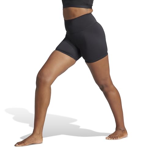 Adidas collant 1/2 femme stretch et léger avec taille élastique haute
