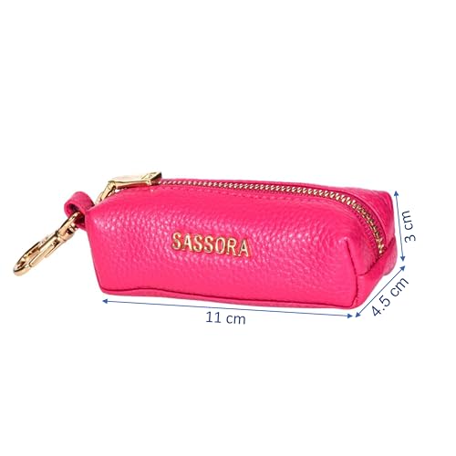 Image of Sassora Premium Leather Key Pouch For Car & Other Keys