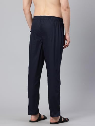 Image of Majestic Man Men's Regular Fit Mid Rise Casual Style Pure Cotton Pyjama Bottom