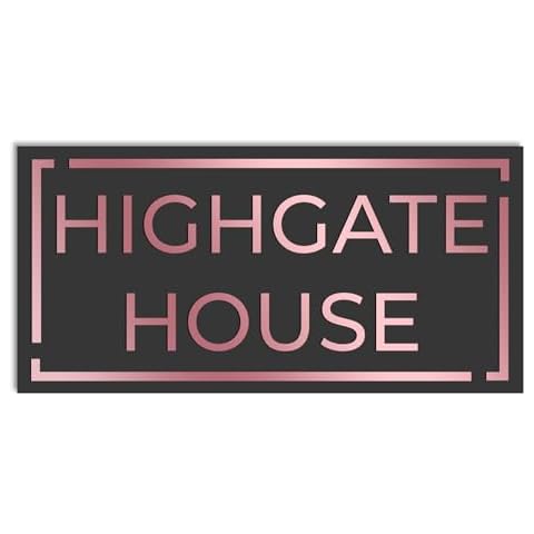 Print Maniacs Personalised 3D House Sign Cover