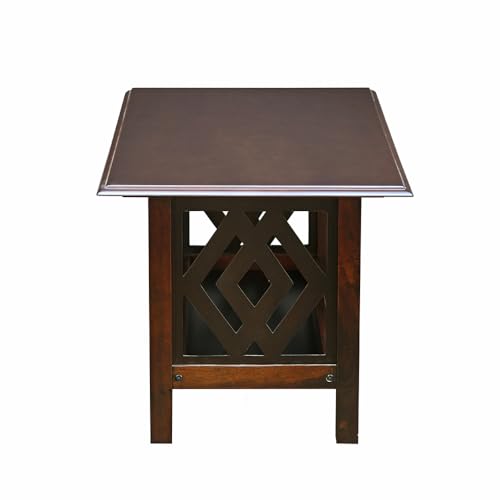 Image of @home By Nilkamal Lucius Coffee Table | Center Table /CoffeeTable /Tea Table for Living Room| Knock Down|Dark Cappuccino