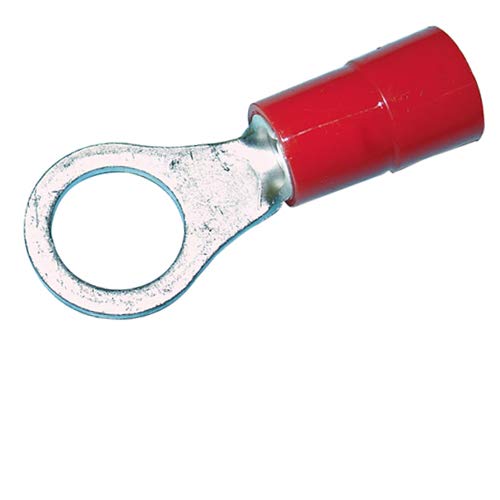 Ring Terminal Vinyl Insulated 3/8” RED 8 Gauge - 50PK