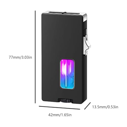 Encendedor de llama suave ajustable con ventana de gas para camping, velas y barbacoa 7