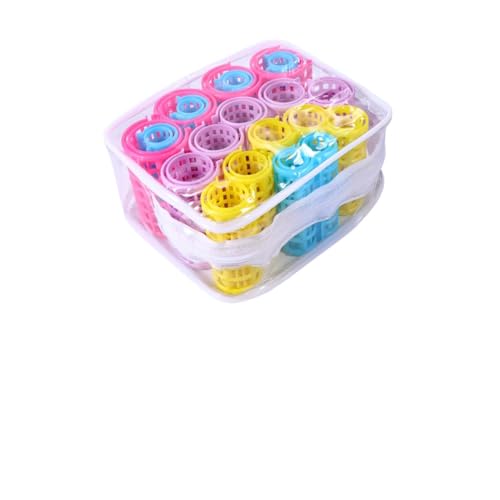 Vaguelly Hair Rollers for Blowout Look 20 Pcs Plastic Hair Curlers Rolo for Molding Curlers Random