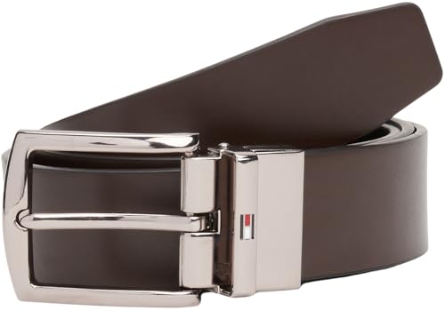 Tommy Hilfiger Herren Gürtel Denton 3,5 cm Wendbar, Braun (Testa Di Moro/Black), 90 cm Tommy Hilfiger Herren Gürtel Denton 3,5 cm Wendbar, Braun (Testa Di Moro/Black), 90 cm