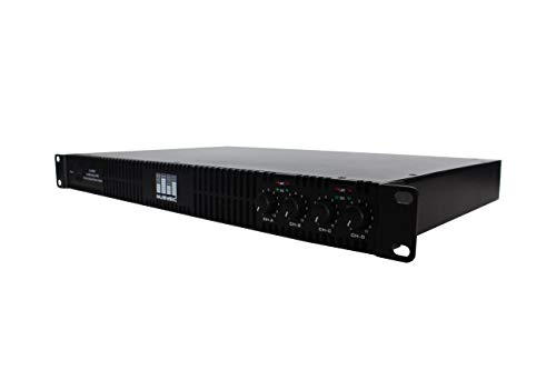 MUSYSIC MU-D9600 Professional 4-Channels 2x9600 Watts D-Class 1U Power Amplifier - Thumbnail 5