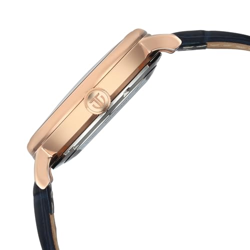 Image of Titan Yin Yang Skeletal Automatic Analog with Rose Gold case, Blue Dial Blue Leather Strap Watch for Men - 90222WL01