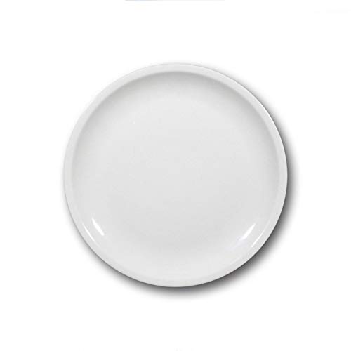 Assiette plate porcelaine blanche - D 27 cm - Roma