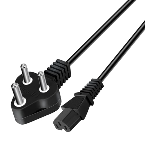Image of 3 Meter 3 Pin PC Power Cable 18AWG IEC Mains Kettle Lead Replacement Cord for Desktop /Monitor /Printer - Black