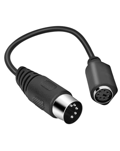 UCEC PS/2 Keyboard Adapter Male to Female, DIN5 5 Pin to...