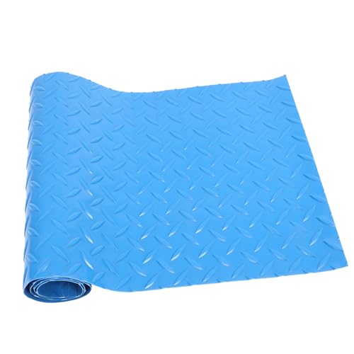 Alfombrilla antideslizante para escalera de piscina azul