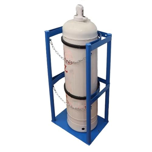 Support de bouteille d'azote 8-10L bleu fixe de 25cm - 2