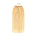 Produktbild JIAMEISI Microring Extensions Echthaar 1g 100s Microring Echthaar/Loop Extensions 100% Echthaar Loop Extensions Echthaar(55cm,#613 Hell-Lichtblond)