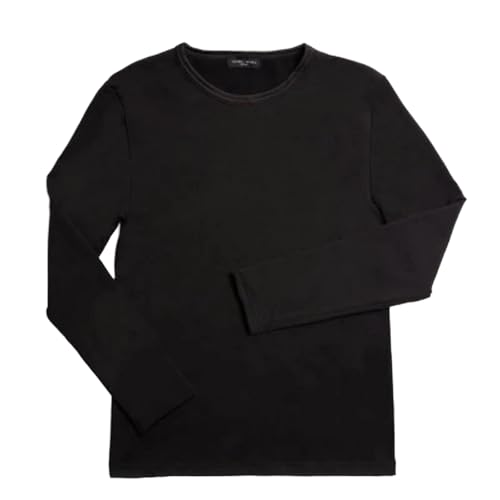 YSABEL MORA - Camiseta Interior Térmica Manga Larga para Hombre, Material Adaptable y Sostenible, Diseño Mediterráneo, Fabricada en Valencia, Ideal para Climas Fríos y Actividades al Aire Libre