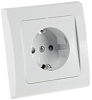 ChiliTec Schutzkontakt-Steckdose 230V DELPHI Weiß Unterputz – Ansicht 5