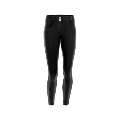 FREDDY WR.UP Pantalon push up WR.UP® 7/8 super skinny en coton biologique, Noir, Xxs