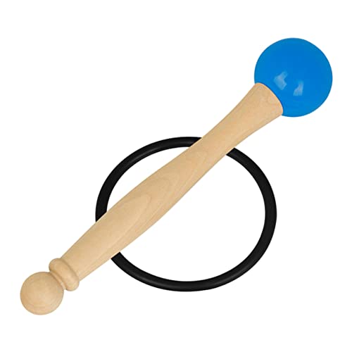 HANABASS 1Set Rubber Singing Bowl Mallet with Wooden Handle Portable Lightweight Sound Bowl Stick for Singing Bowl for Adults