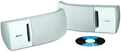 Bose 161 speaker system (pair, white) – ideal for stereo or home theater use (Renewed)