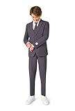 CHARCOOL: Channel the rugged spirit of a seasoned miner, striking the perfect balance between grit and elegance. This finely crafted attire, reminiscent of deep, rich and dark hues, embodies resilience and sophistication. As your teen don’s this suit...