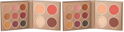 Image of MARS The City Paradise Makeup Kit | Highly Pigmented and Blendable | 9 Eyeshadow Palette with 1 Highlighter, Blusher, Bronzer & Compact Powder each (16.0 gm) (03-Chandigarh) (Pack of 2)