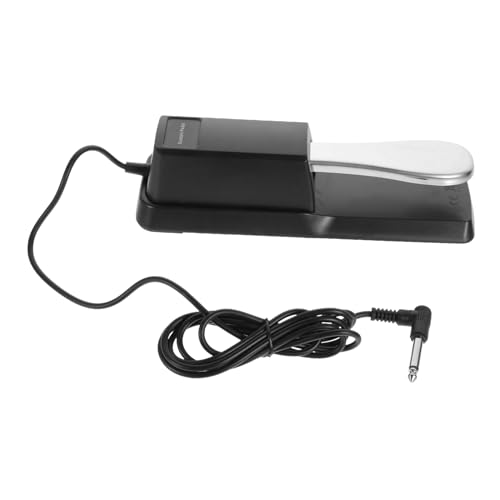 Milisten 1Pc Sustain Pedal for Piano Keyboard Foot Pedal Compatible with Electronic Keyboards Synthesizers and Midi Instruments Smooth Sound Durable Design