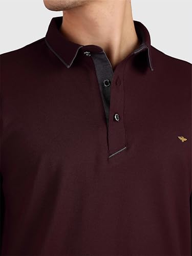Image of STELLERS Men's Full Sleeve Polo T-Shirt | Premium Cotton | streatchable | Enzyme bio Washed | Feather Touch Feel | Sustainable