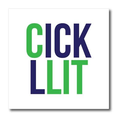 3dRose 8x8 Iron on Heat Transfer for White Material - CICK LLIT Color Word Scramble
