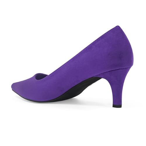 Kitten Heels for Women Closed Toe Heels 2 inch Low Heel Comfortable Pump Shoes for Women Work Casual Party Dressy Wedding4