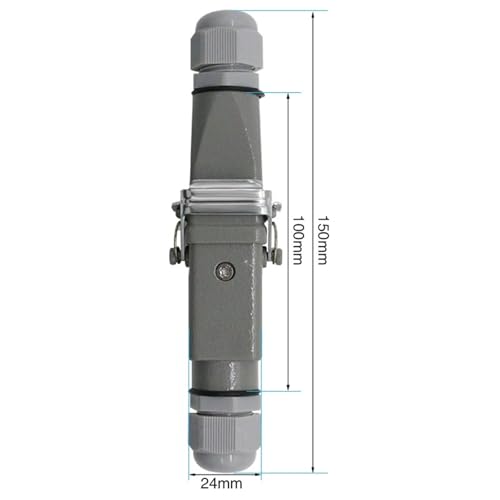 Conector industrial resistente 8 pines 250V 10A miniatura 3