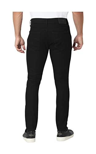 Image of Spykar Men's Kano Slim Fit Mid-Rise Jeans (Ankle Length)