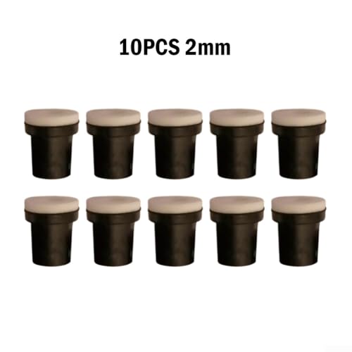 FACULX 10pcs Abrasive Blast Sandblaster Replacement Sandblaster Nozzles Ceramic Tips 2-3mm Sandblast Tip for 5gallon Sandblasting Tanks(2mm)