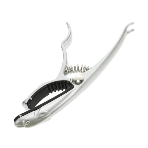 GOOHOCHY Metal Guitar Capo Zinc Alloy Clip-on Tuner for Electric Guitars Beginner