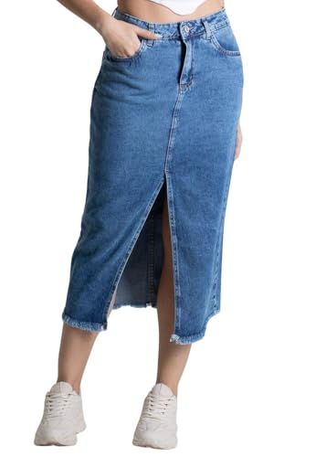 Saia Jeans Sawary Midi - 278483 - IND. 38
